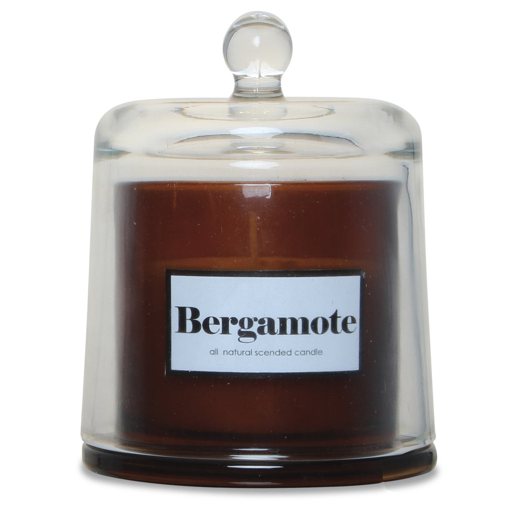 Bougie Verre et Cire Parfum Bergamote 10x13cm