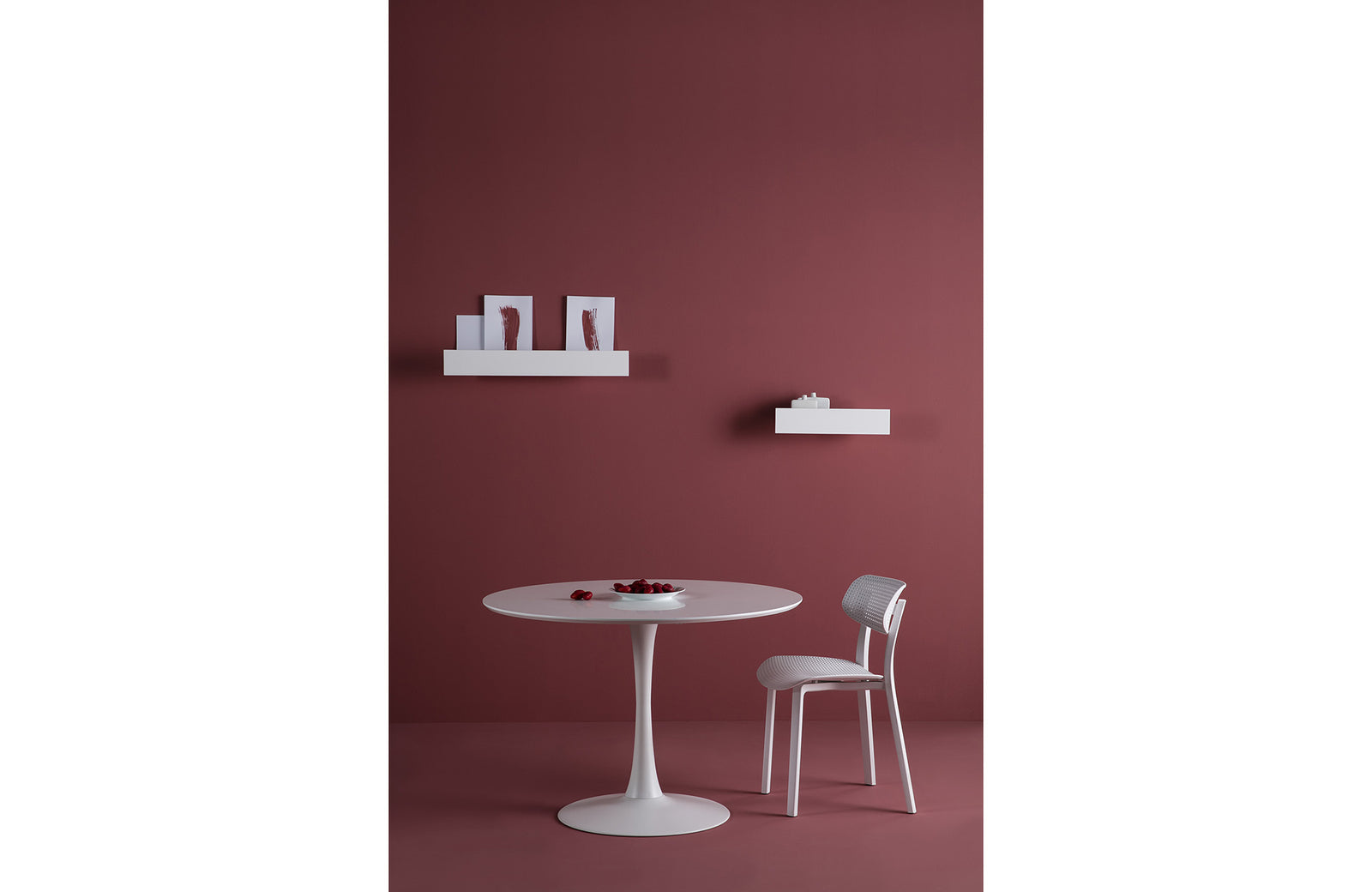 Table Ronde Bois Blanc 4 Personnes Oda