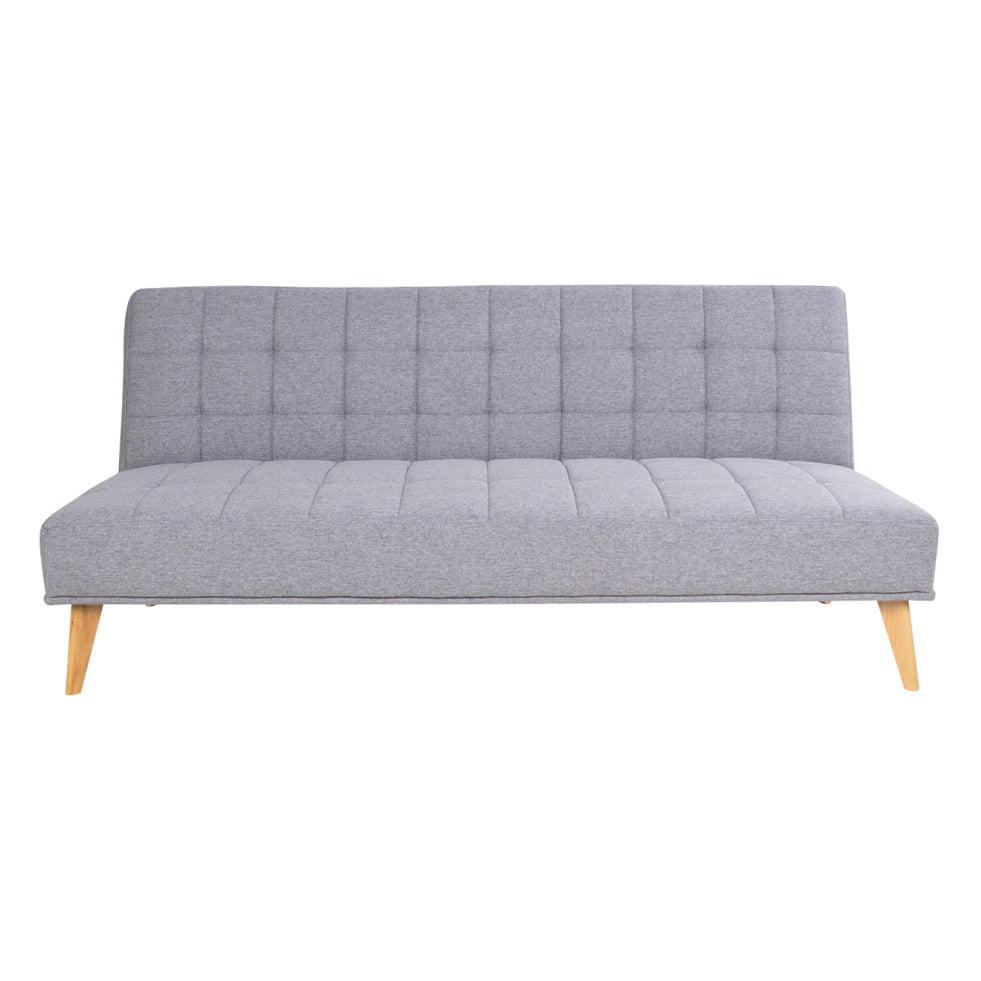 Canapé convertible Tissu Gris Oxford