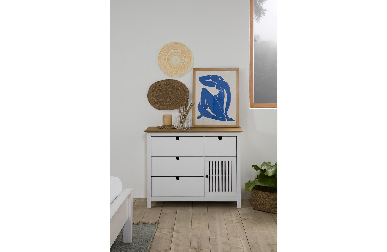 Commode Bois Blanc Bruna