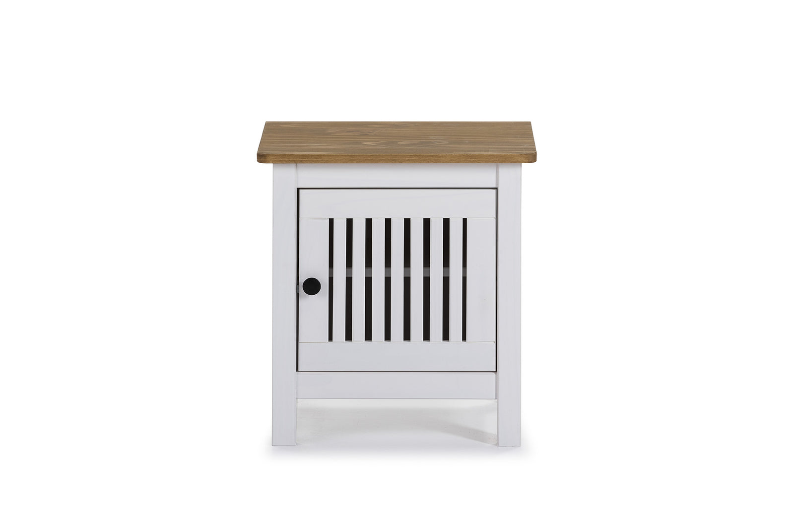 Table de Chevet Bois Blanc Bruna
