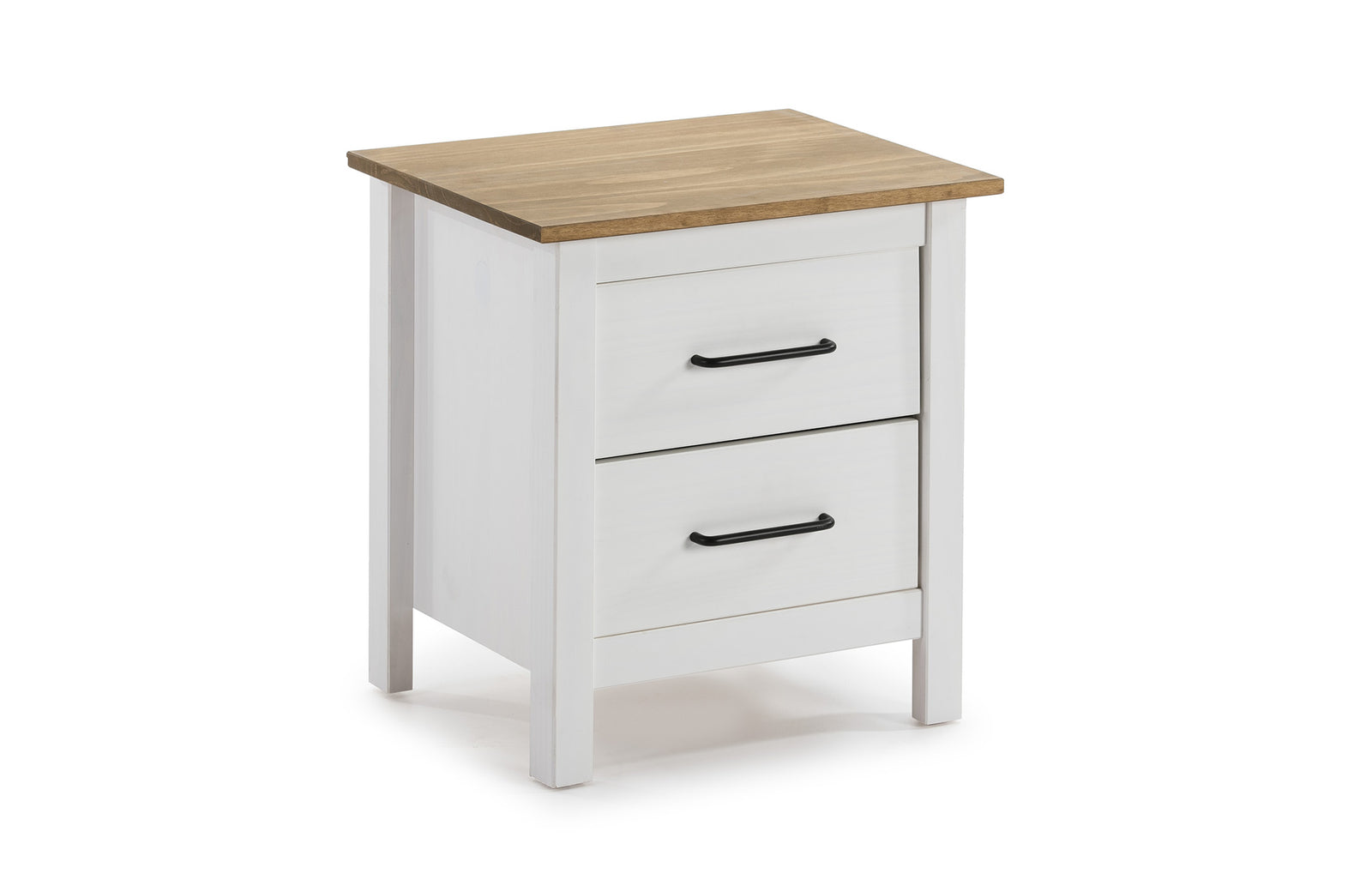 Table de Chevet Bois Blanc Miranda