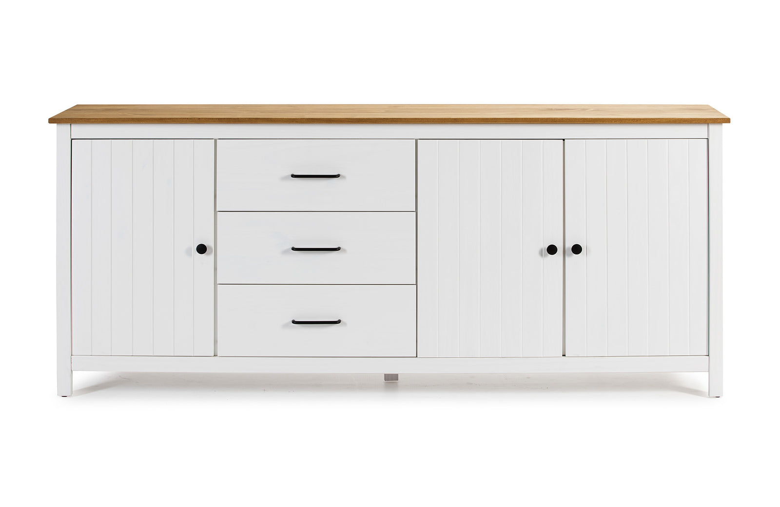 Buffet Bois Blanc 3 Portes Miranda