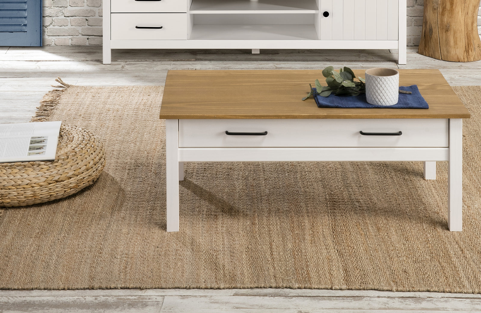 Table Basse Bois Blanc Miranda