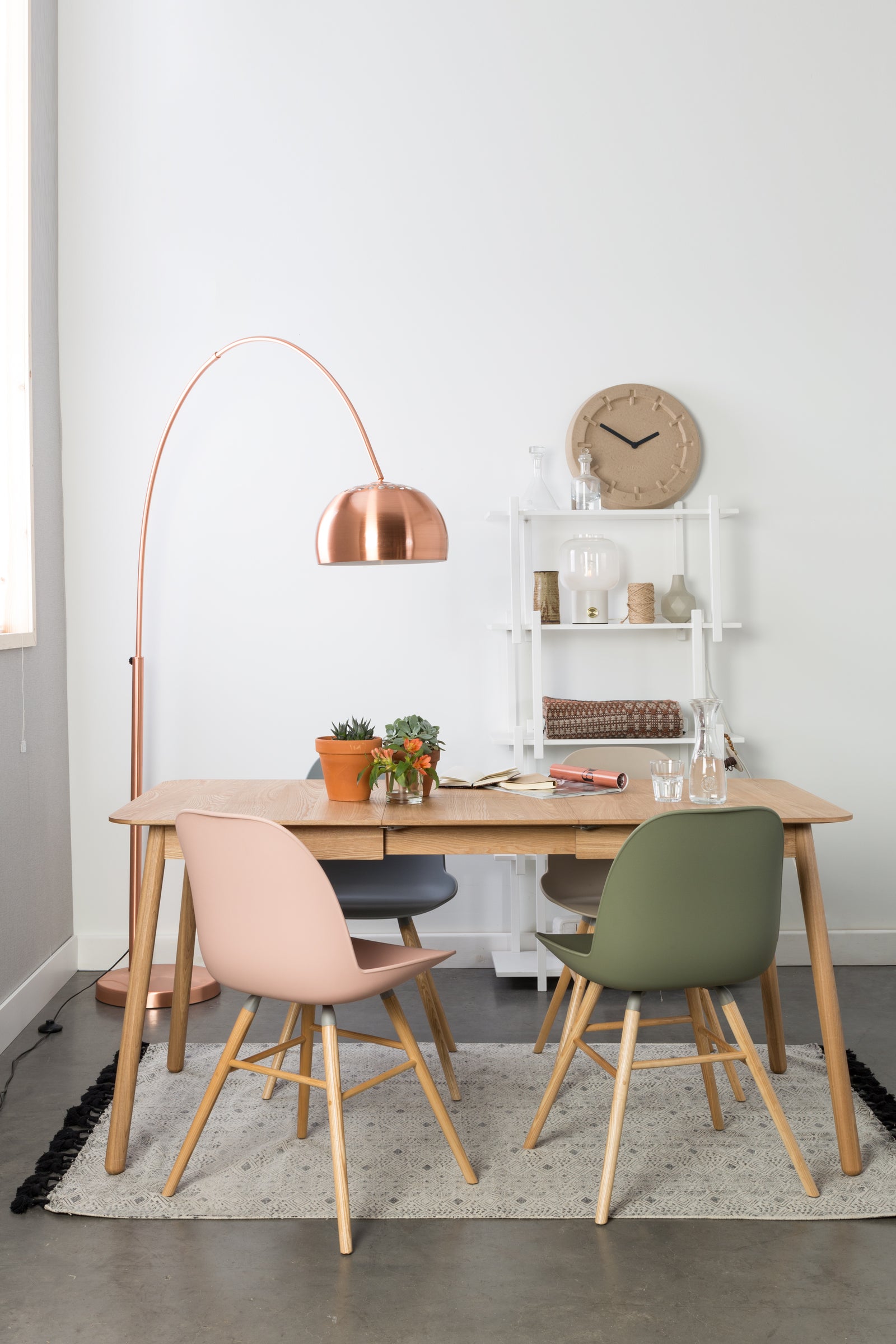 Table Rectangulaire Extensible Bois 4 à 6 Personnes Glimps