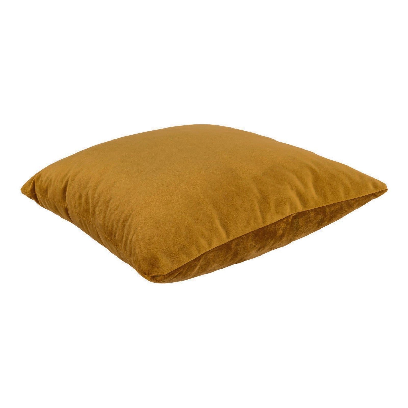 Coussin Tissu Jaune Moutarde Lido 40x40