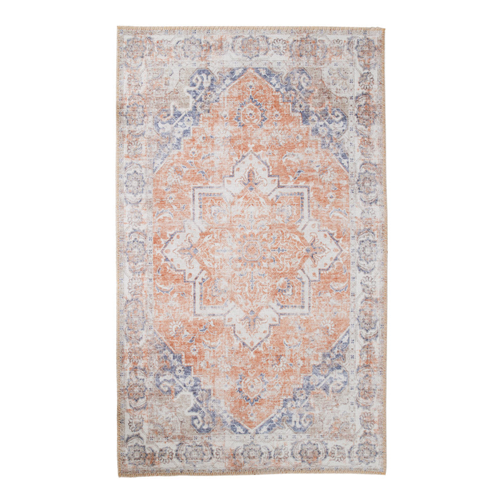 Tapis Tissu Bleu et Orange Havana 200x300