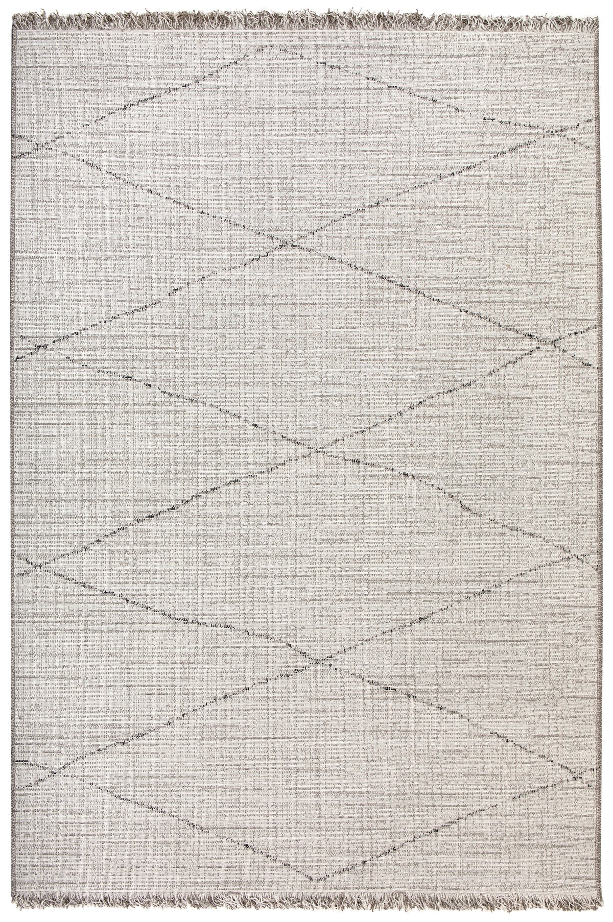 Tapis Berbere Beige et Blanc 160x230 Tweed