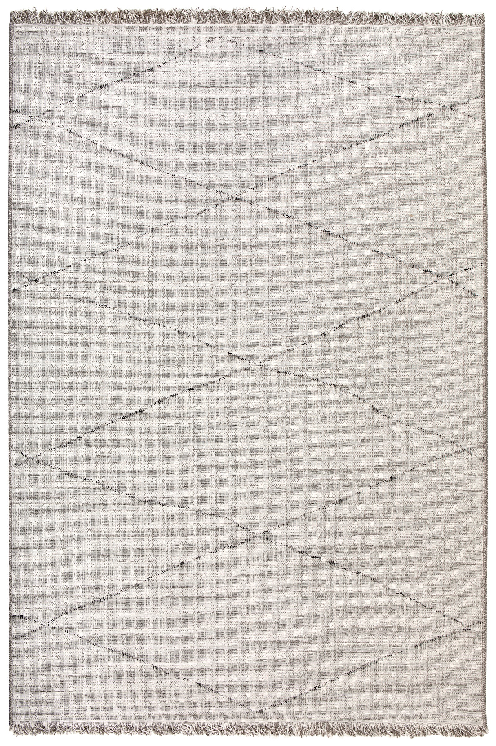 Tapis Berbere Beige et Blanc 160x230 Tweed