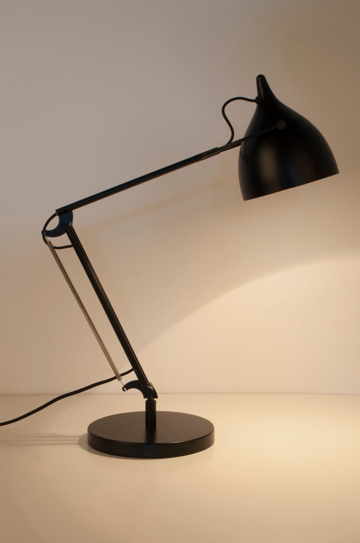 Lampe Architecte Noir Métal Reader 22x76cm