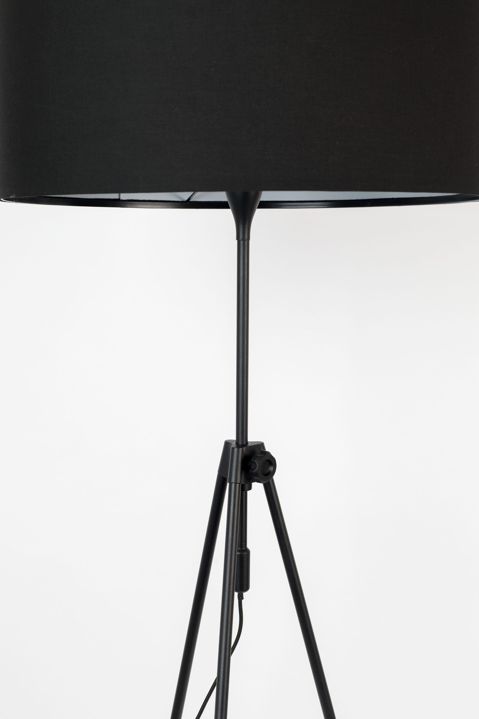 Lampadaire Métal Noir Ajustable Lesley 50x150/180cm