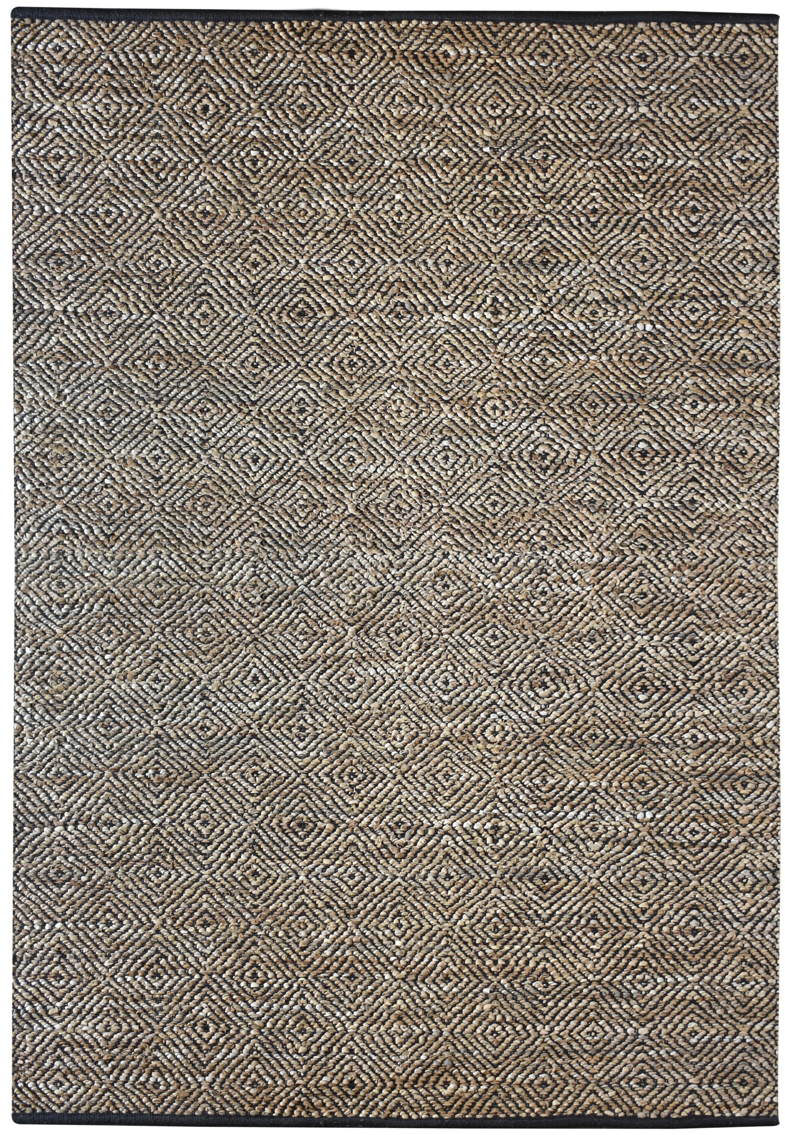Tapis Beige Motif Noir 120x180 Arauca