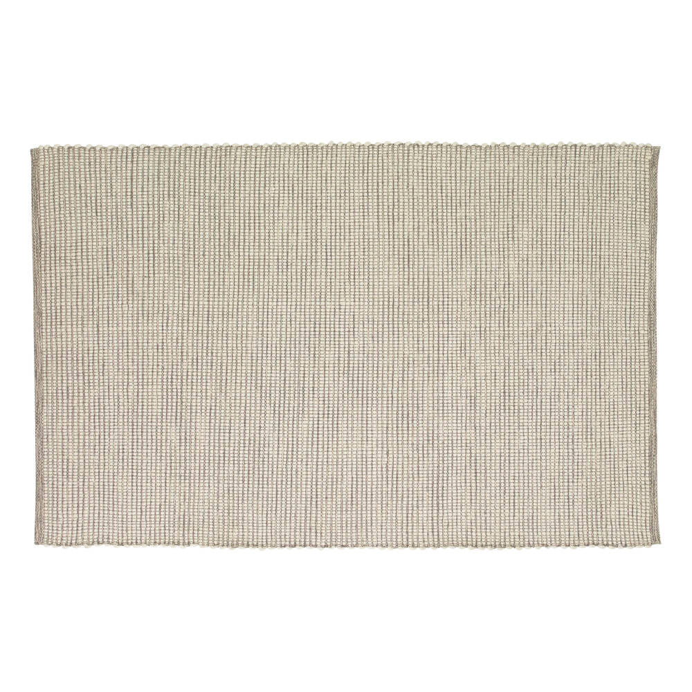 Tapis Gris Naturel Blanc Tissé 120x180cm