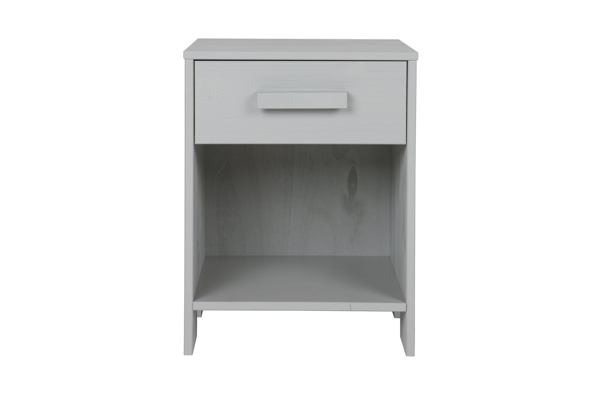 Table de Chevet Bois Gris Clair Dennis