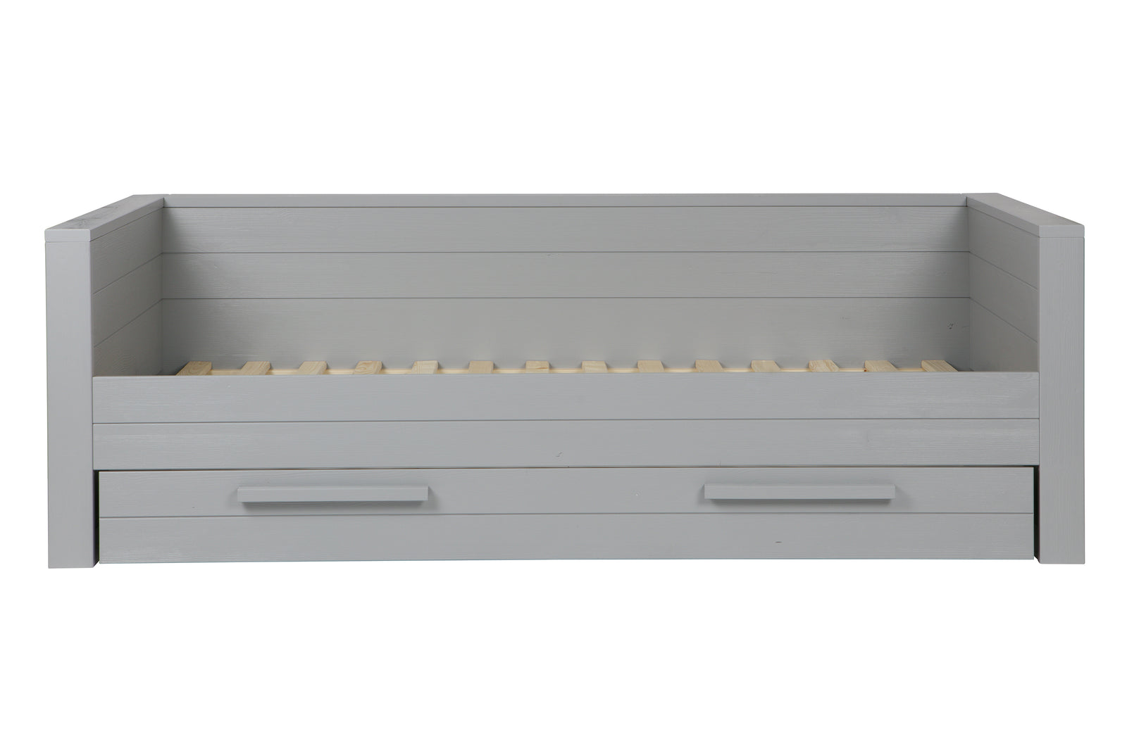 Lit Canapé Bois Gris Clair 90x200 Dennis