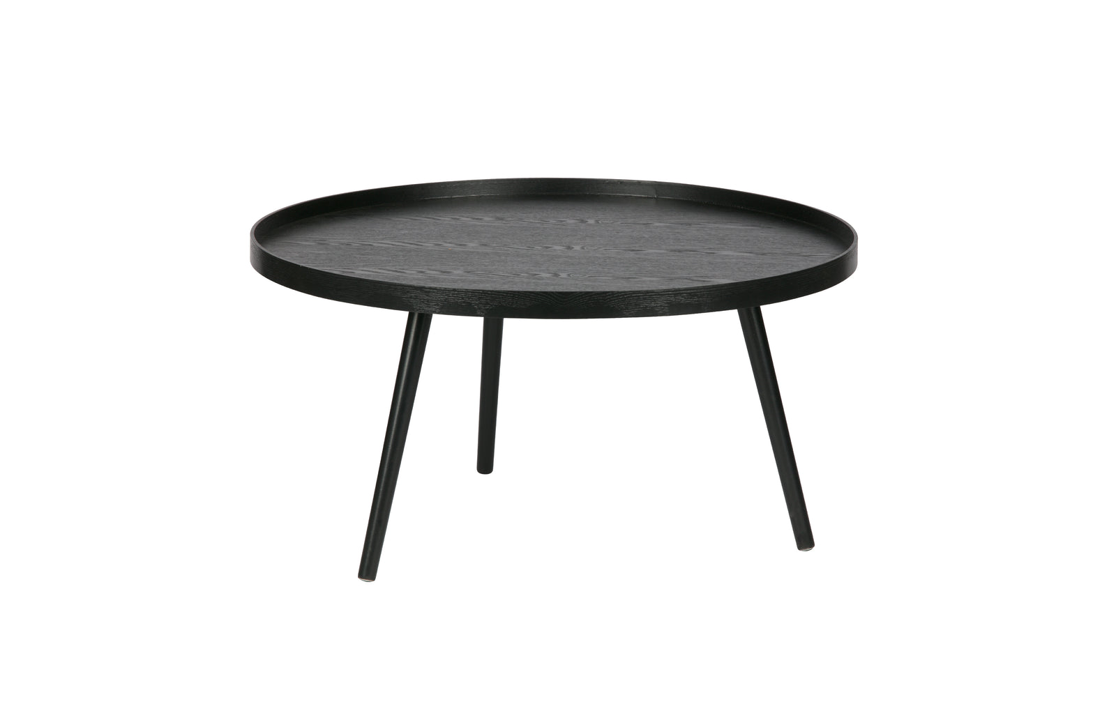 Table Basse Ronde Bois Noir Mesa
