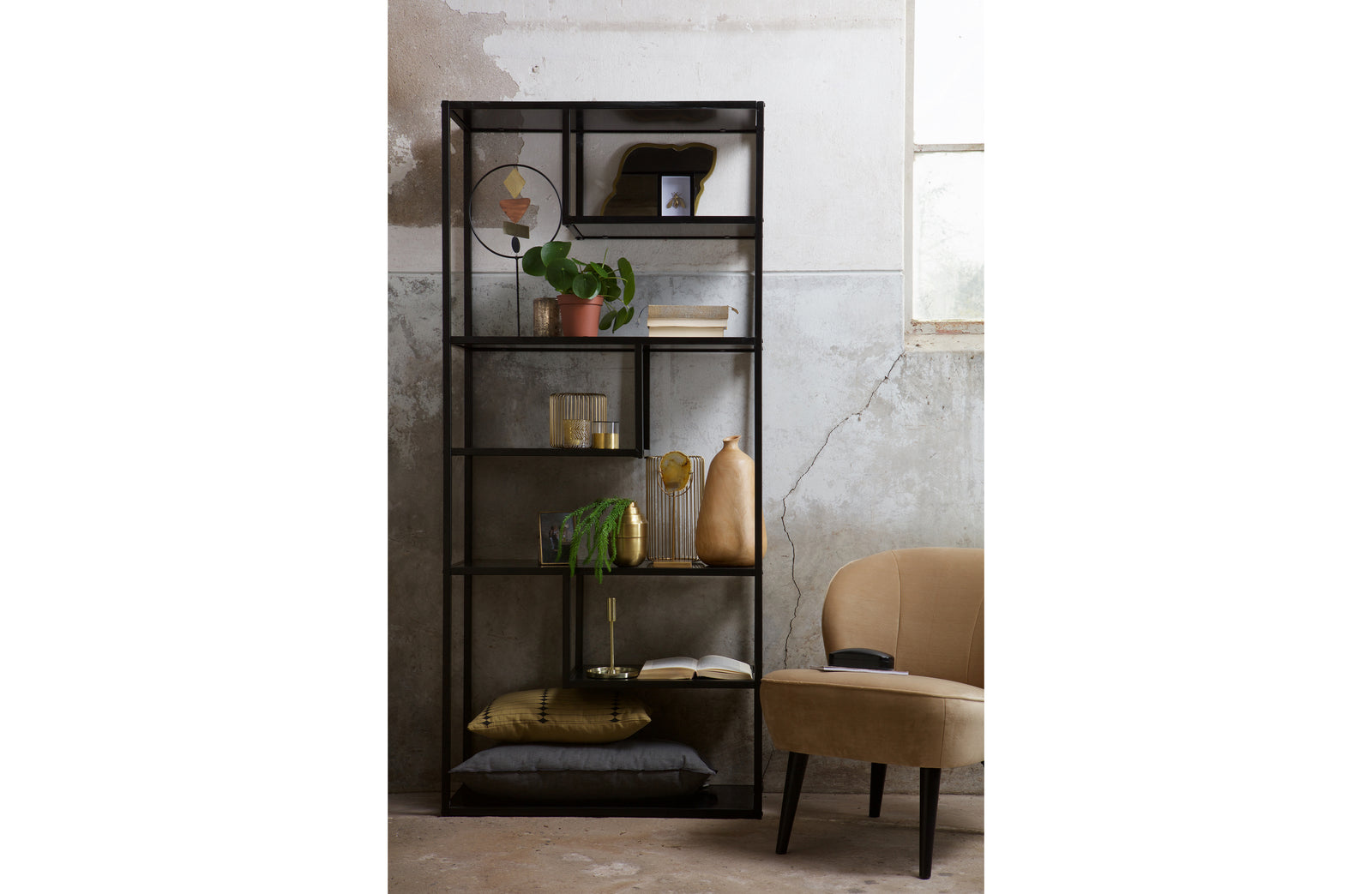 Etagère Métal Noir Teun