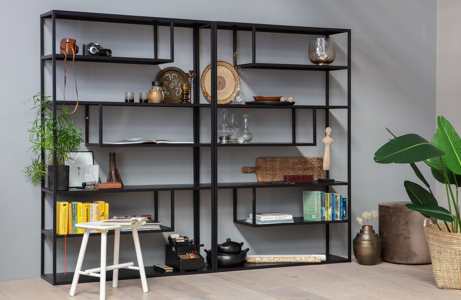 Etagère XL Métal Noir Teun