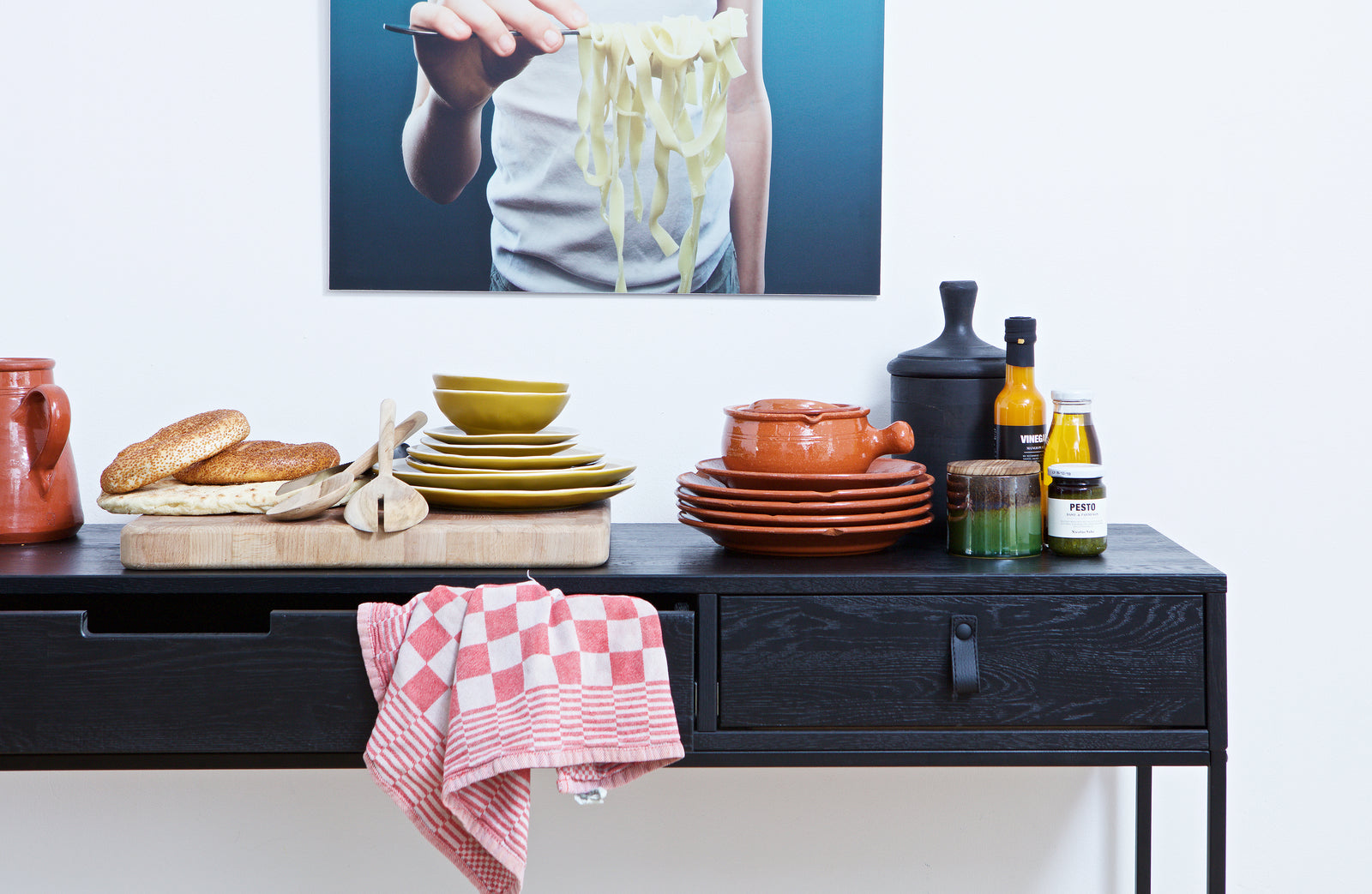 Console Bois Noir Silas