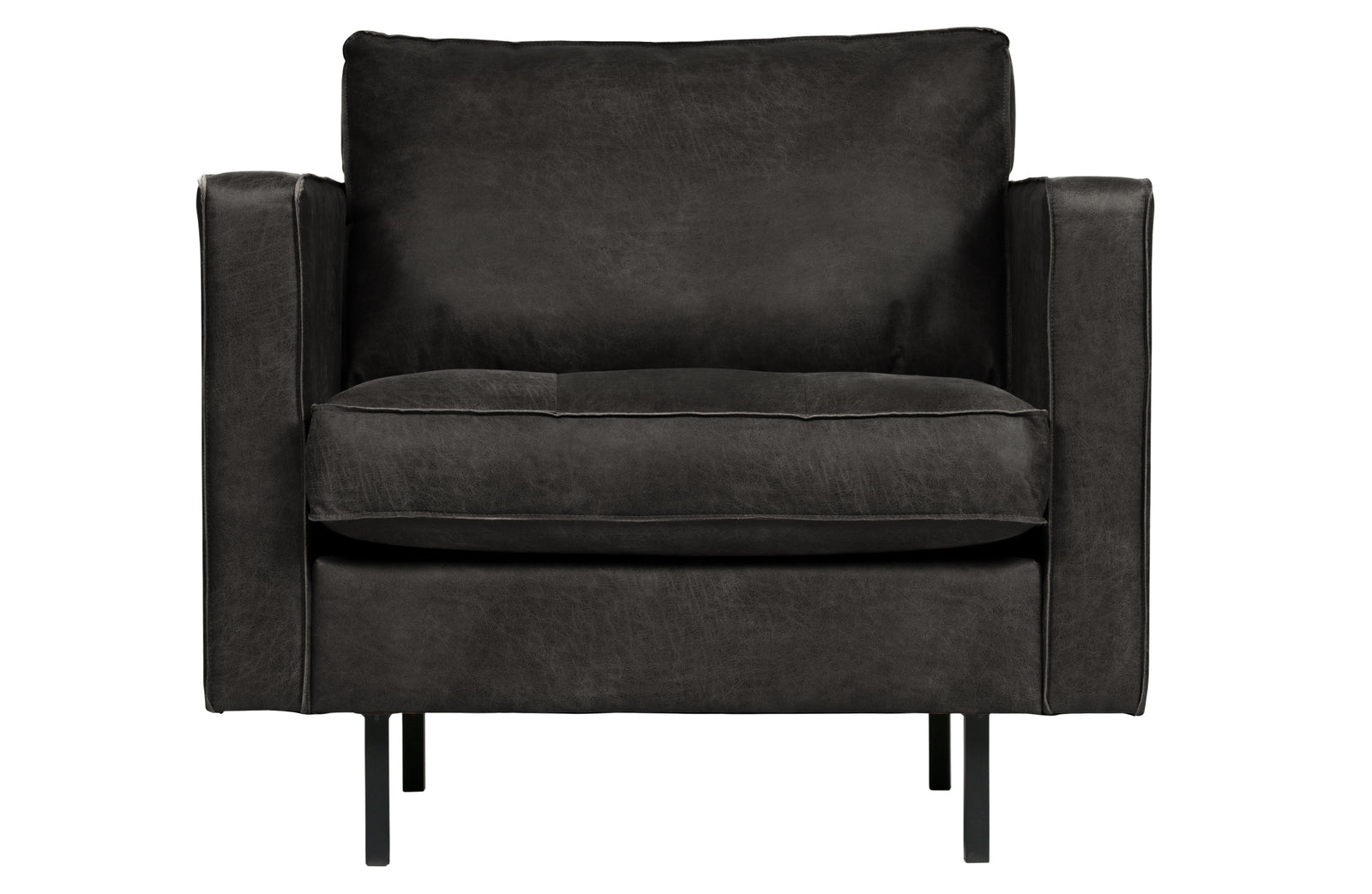 Fauteuil Cuir Noir Rodeo