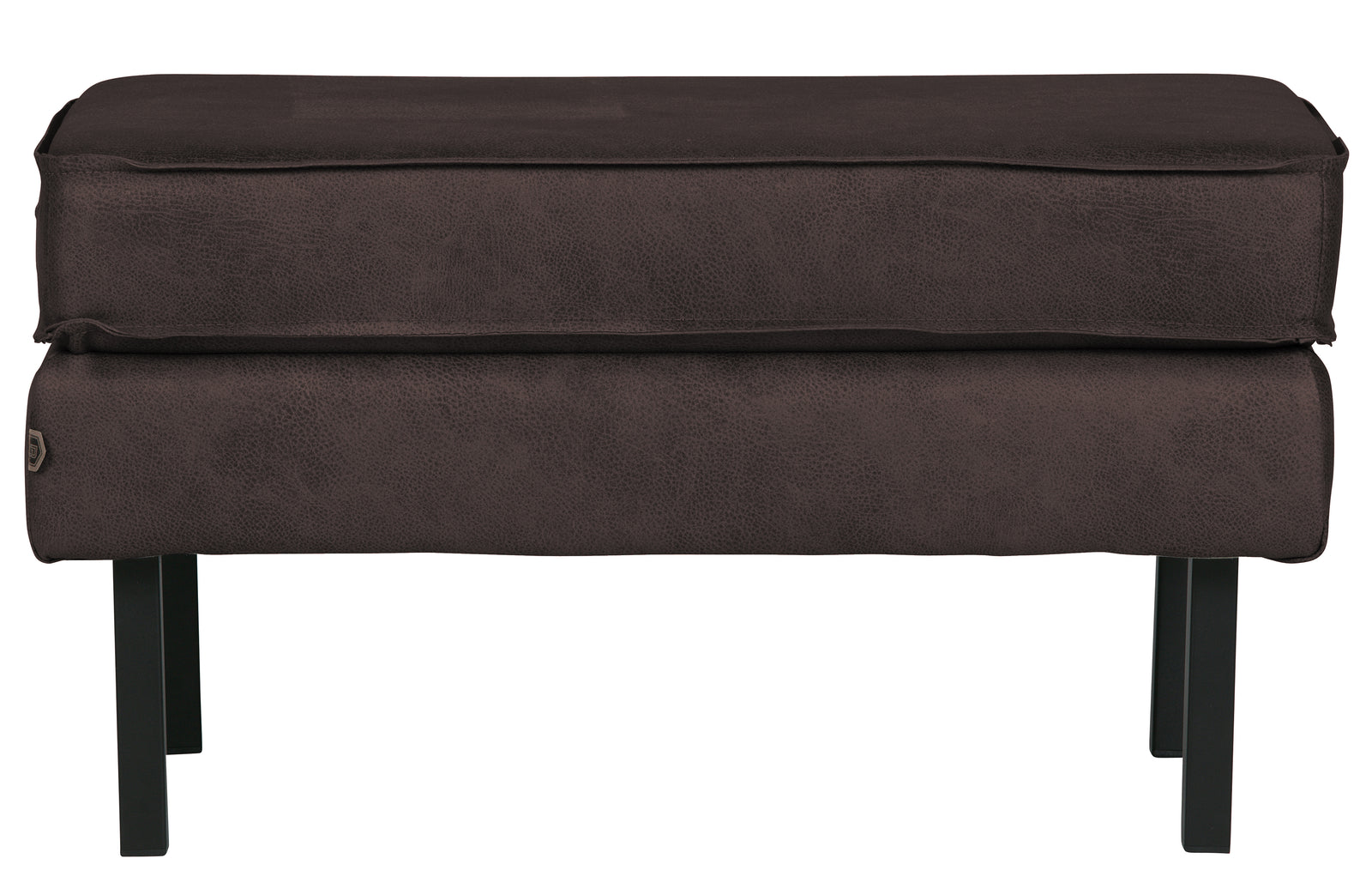 Repose Pieds Cuir Noir Rodeo