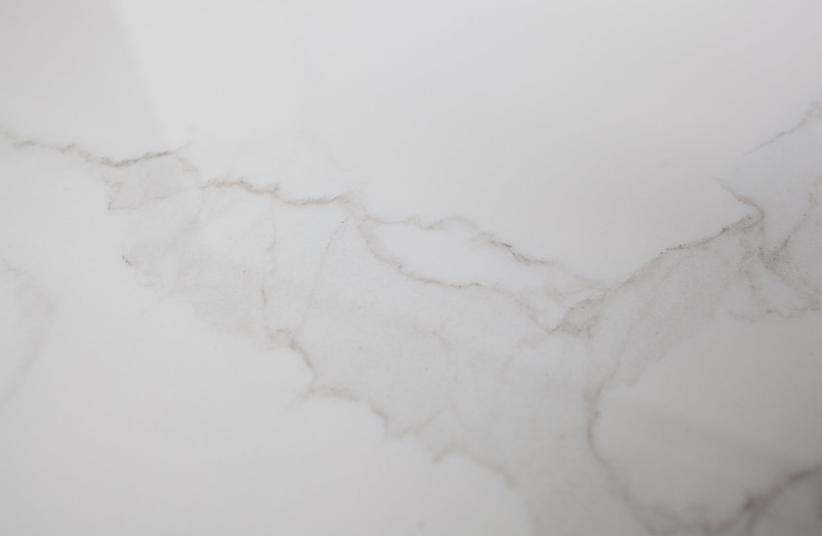 Table Basse Ronde Blanc aspect Marbre Vida