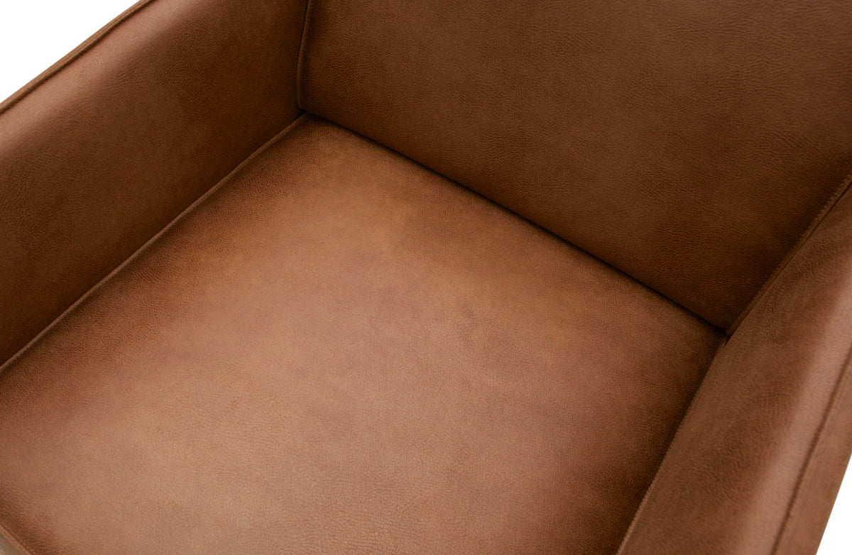 Fauteuil Cuir Marron Statement