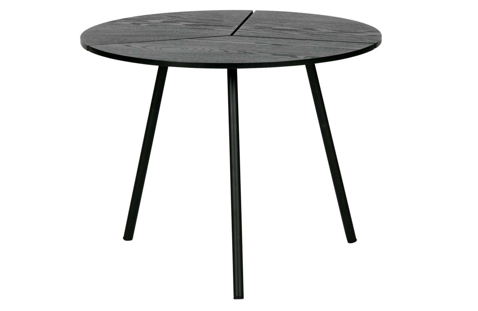 Table Basse Ronde Bois Noir Rodi