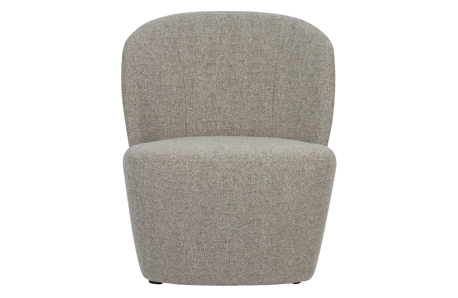 Fauteuil Tissu Gris Clair Lofty