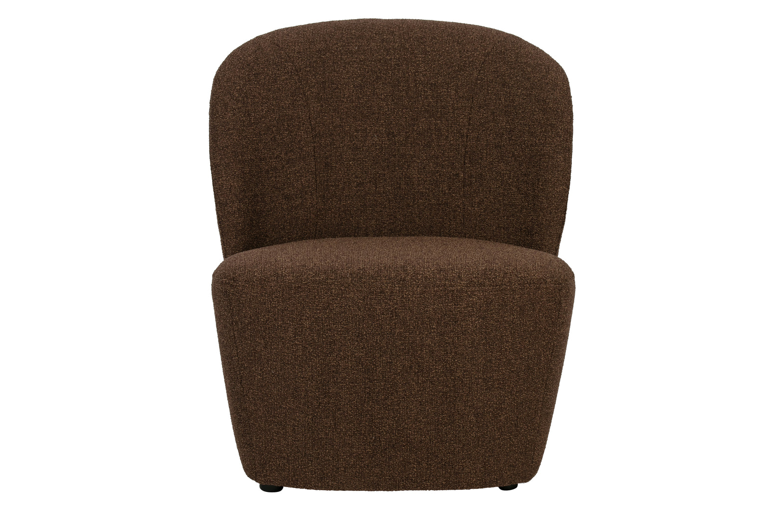 Fauteuil Tissu Marron Lofty