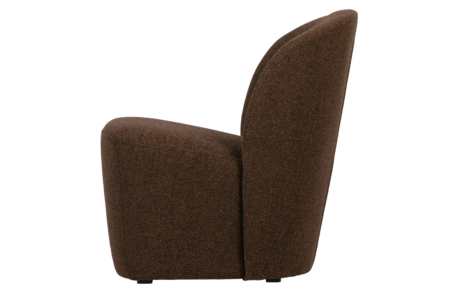 Fauteuil Tissu Marron Lofty