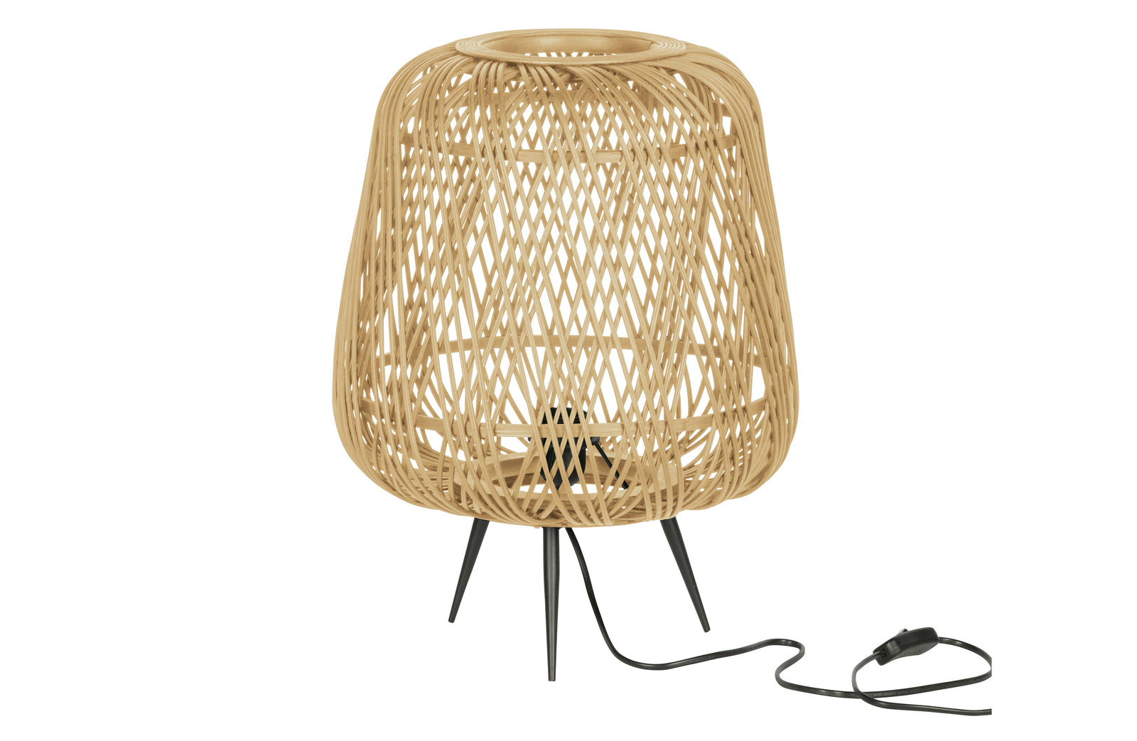Lampe de table Bambou Naturel Moza 48x36x36cm