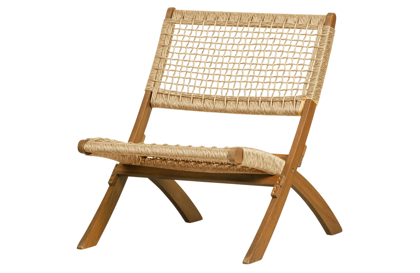 Chaise Pliante Rotin Naturel Rhombe