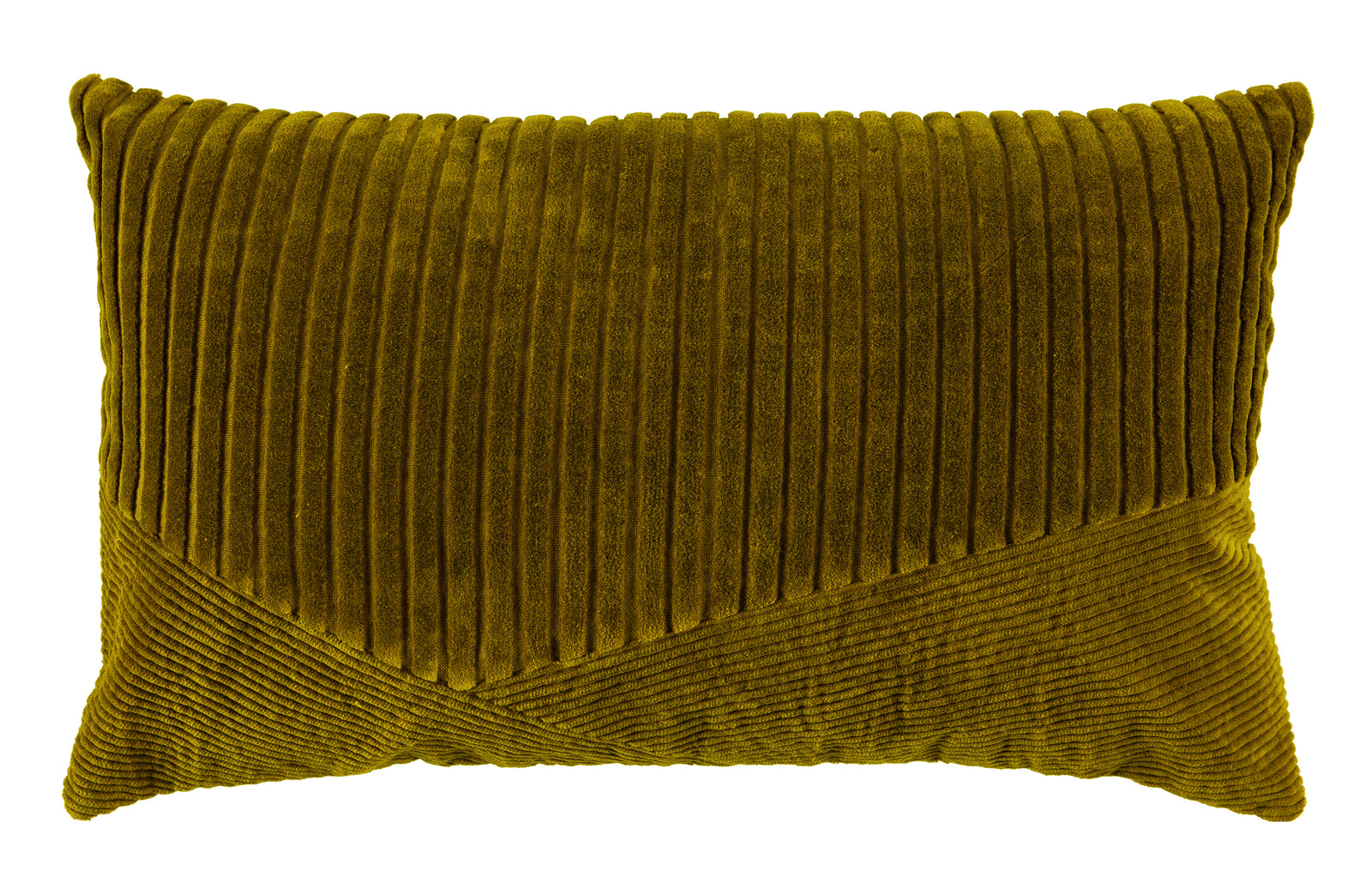 Coussin Velours Vert Leaves 30x50