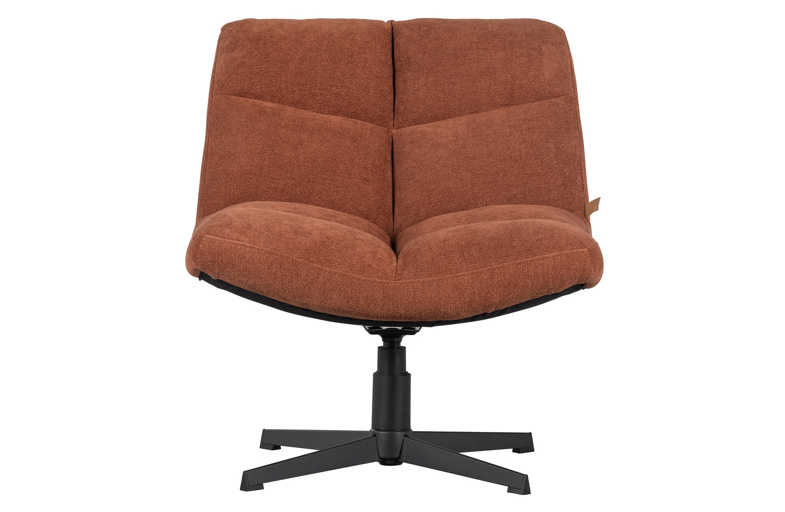 Fauteuil Pivotant Tissu Rouille Vinny