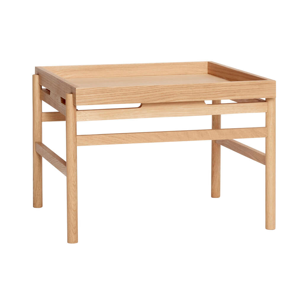 Table Basse Carrée Bois Clair Oka