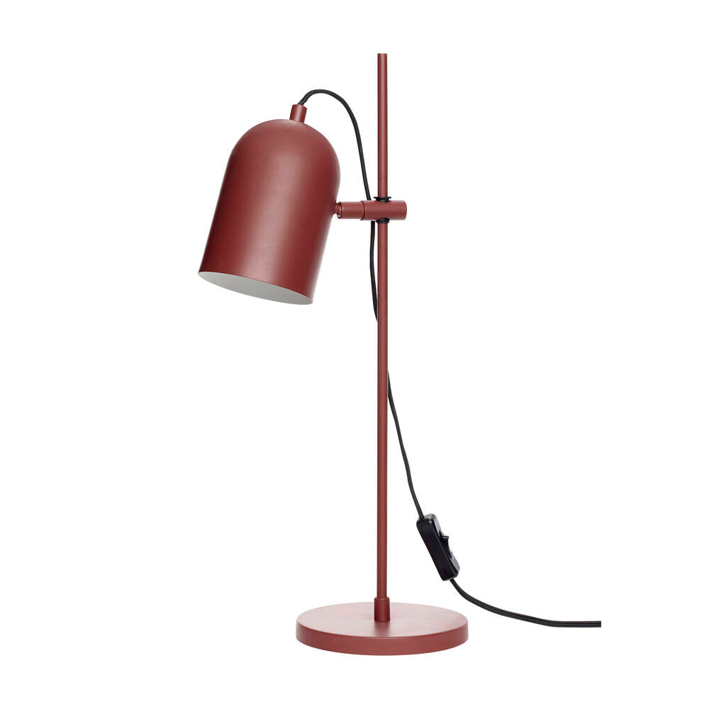 Lampe de table Rouge Métal 15x15x50cm
