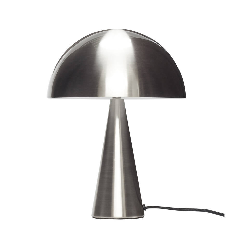 Lampe de table Design Nickel Brossé 25x25x33cm