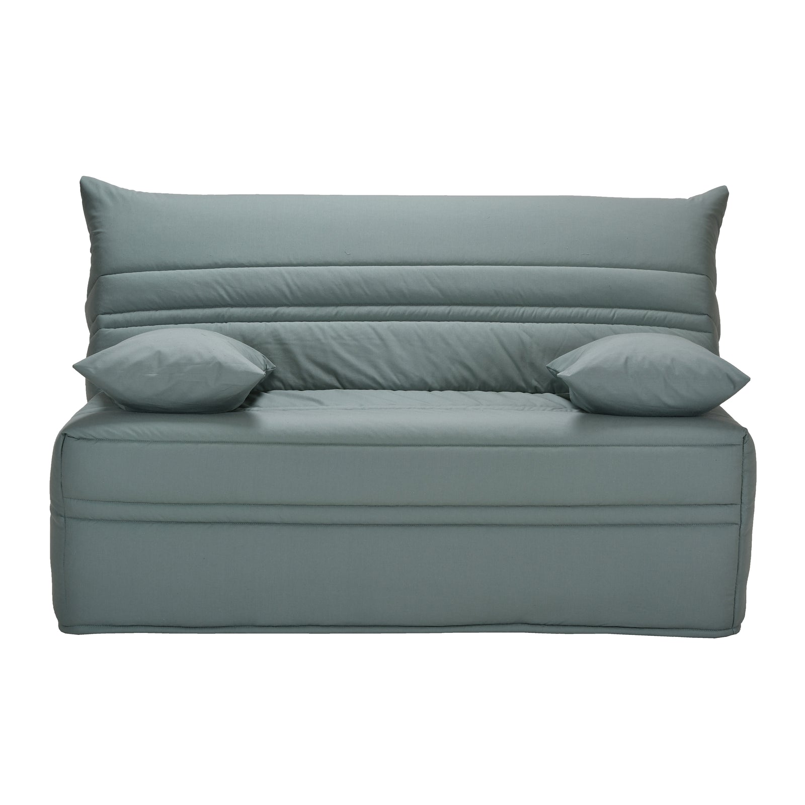 Canapé convertible 2 places BZ Bleu Vert