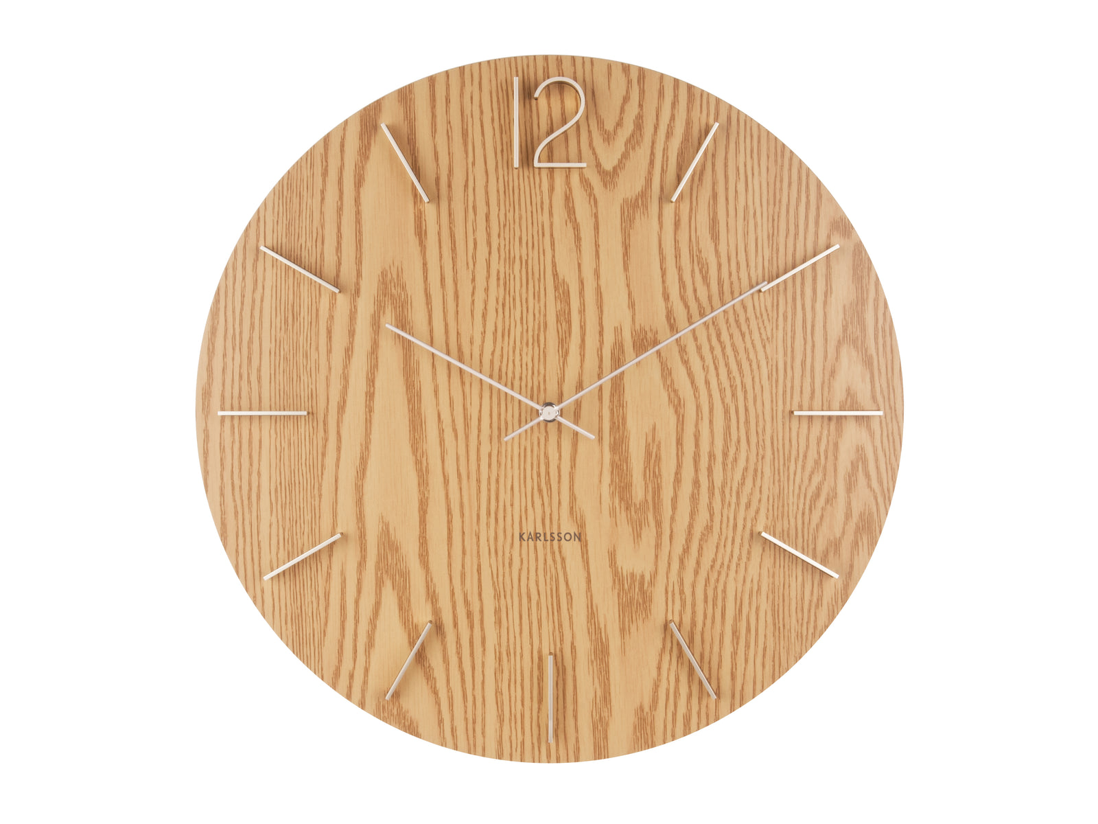 Horloge Bois Clair Meek d50cm