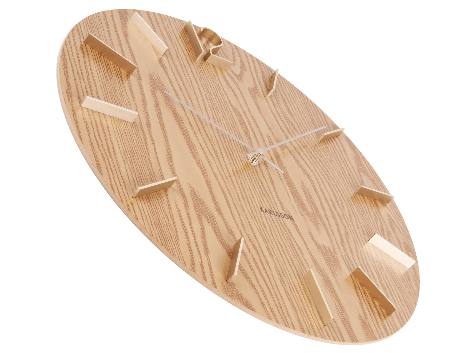 Horloge Bois Clair Meek d50cm