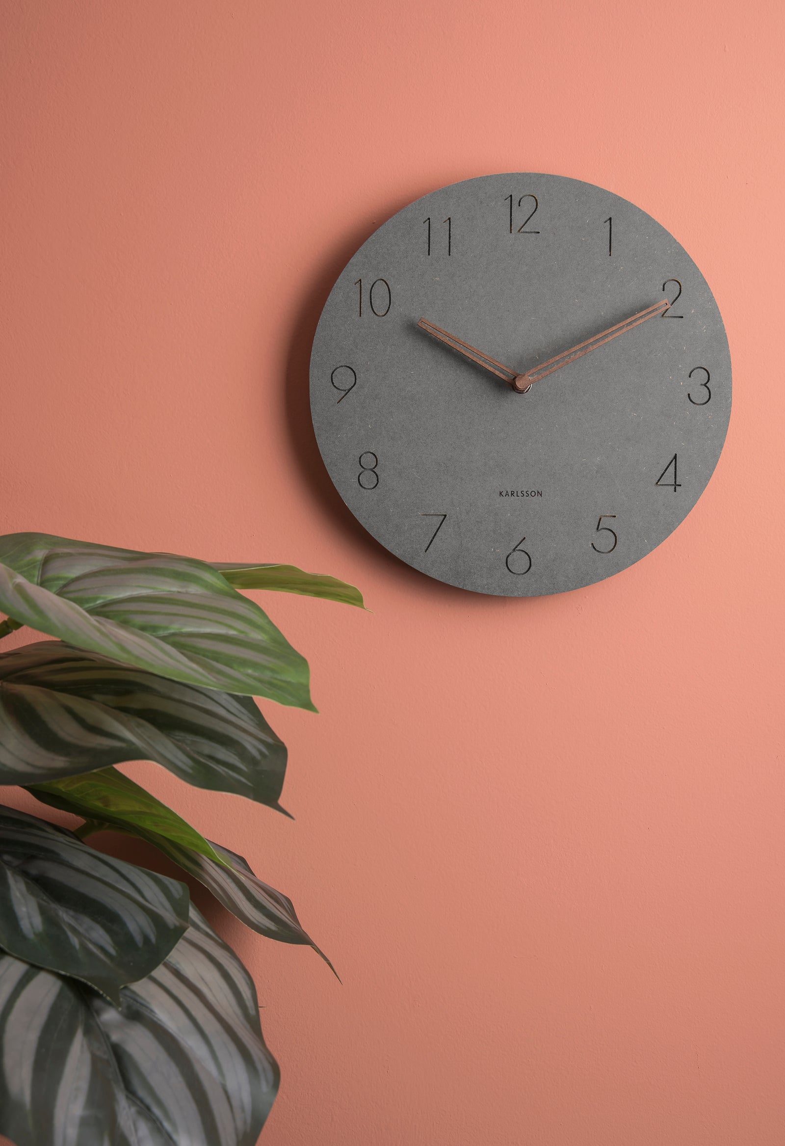 Horloge Gris Bois Dura d29cm