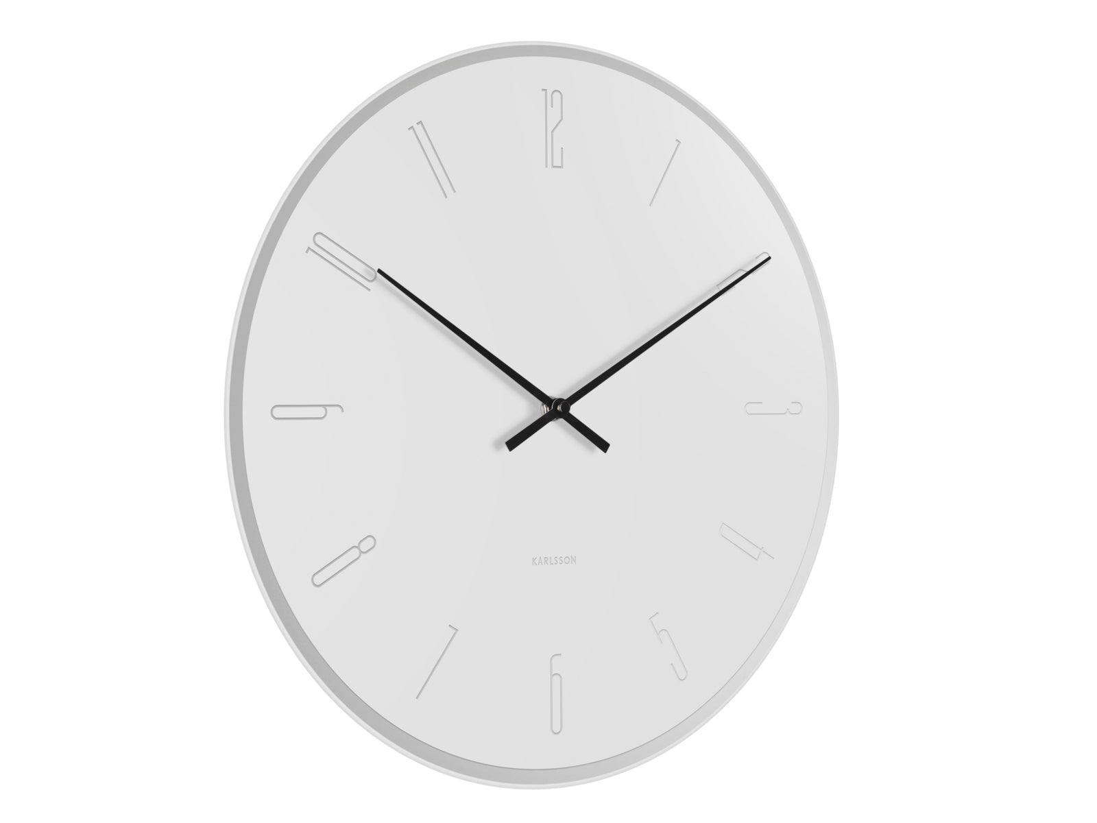 Horloge Verre Blanc Mir d40cm