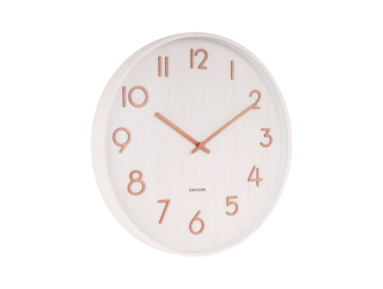 Horloge Bois Blanc Pure d40cm