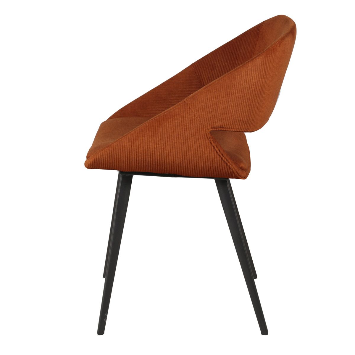 Chaise Tissu Cognac Ada