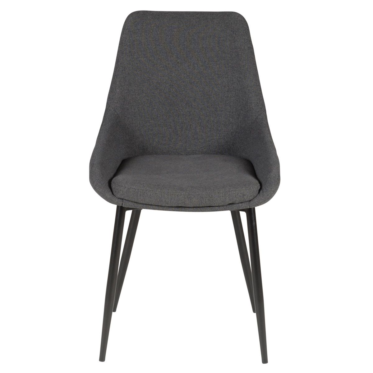 Chaise Tissu Gris Foncé Bari