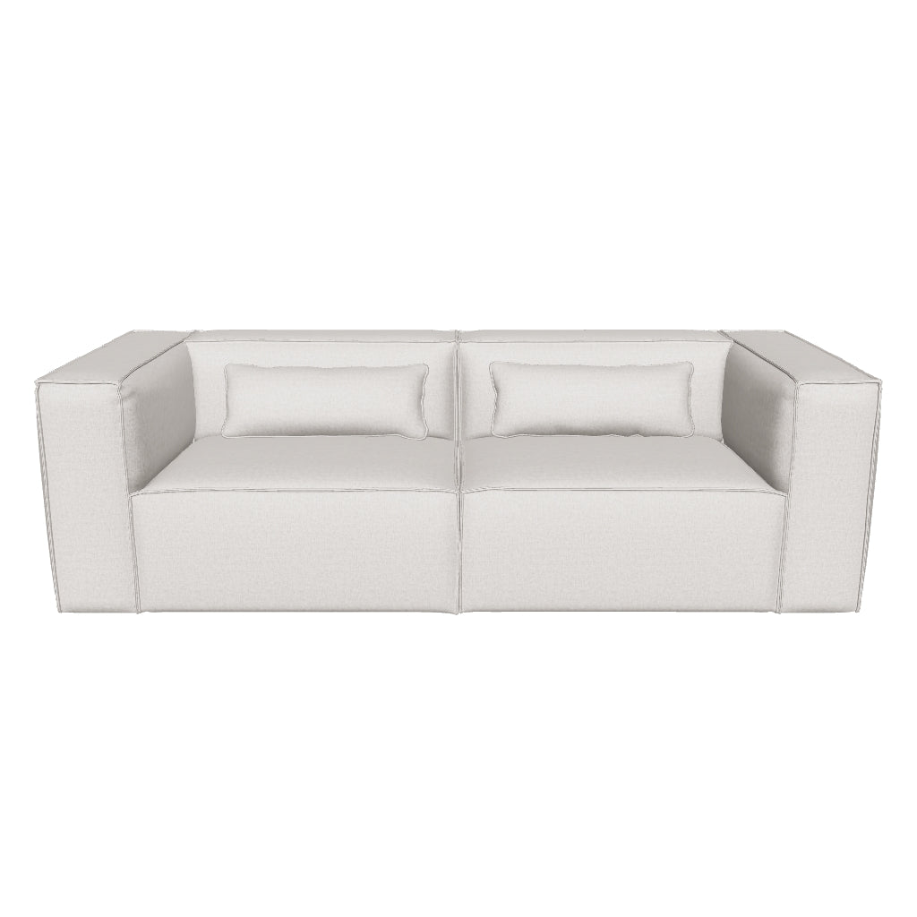 Canapé 3 Places Gris Clair Bean