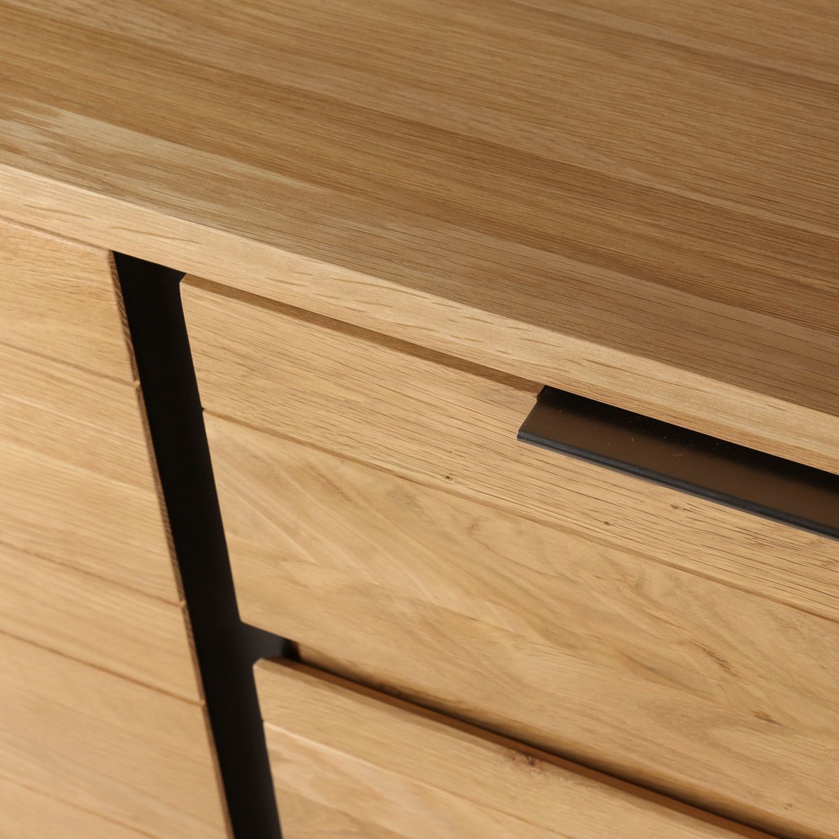 Buffet Métal et Chêne Massif Manhattan