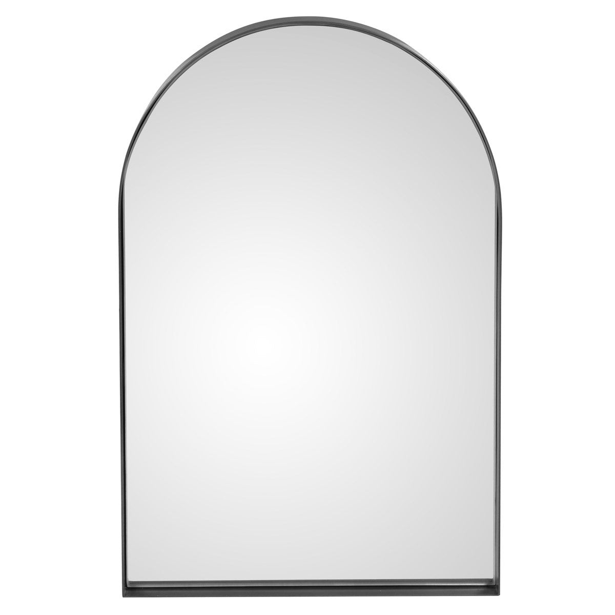 Miroir Industriel Design Métal Noir 76 cm Kasa