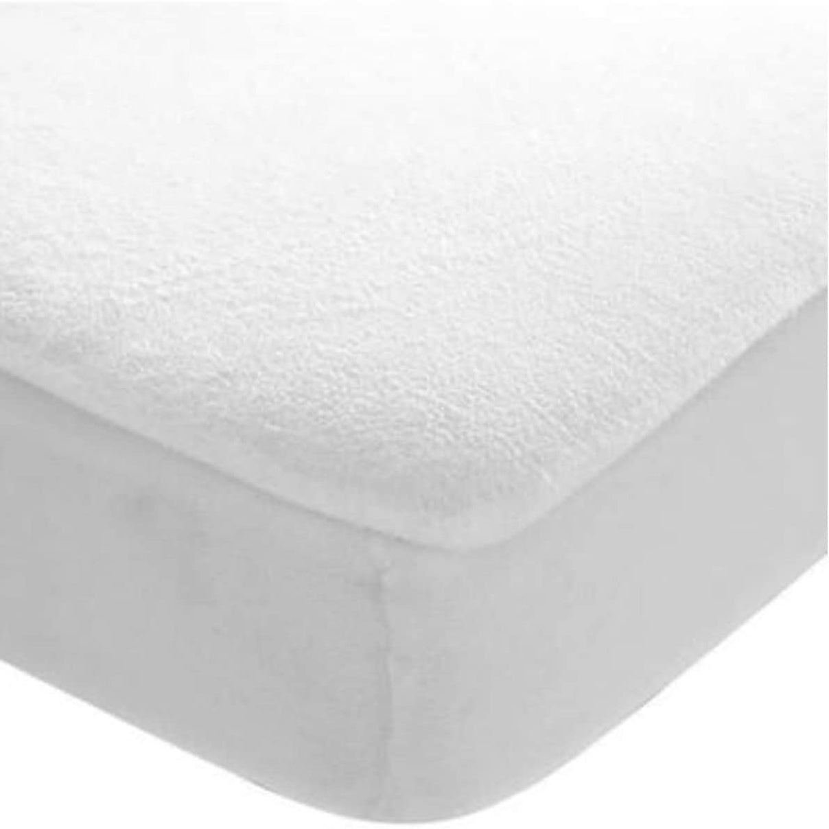 Protège Matelas Blanc Coton 180x200